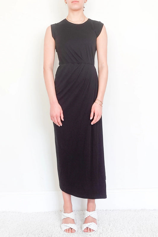 Black maxi dress
